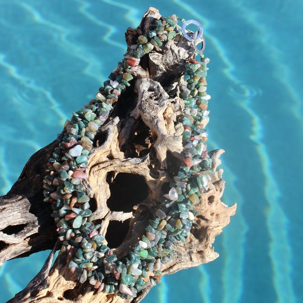 The Cleopatra Collection/ Indian Agate Necklace